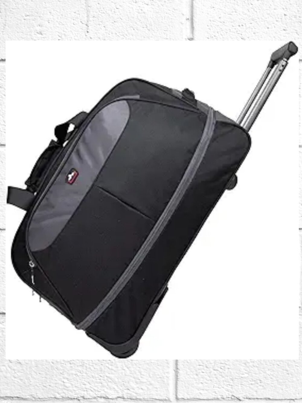 NEW! Expandable 50-60L Water-resistant Rolling Duffle Bag with Telescopic Handle